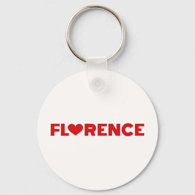 Florence Love Keychain (Front)