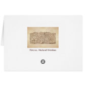 Florence, Medieval Woodcut (Back Horizontal)