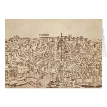 Florence  Medieval Woodcut by TimeEchoArt at Zazzle