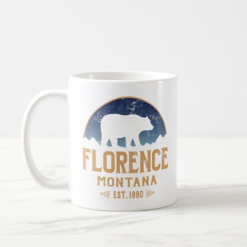 Florence Montana MT Big Sky Country Bear  Mountai Coffee Mug
