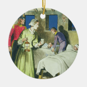 Florence Nightingale (1820-1910) from 'Peeps into Ceramic Ornament