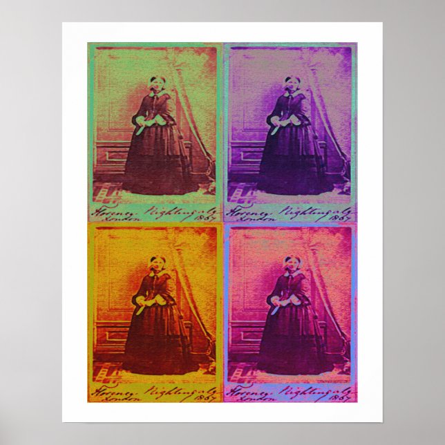 Florence Nightingale Colors Poster Print (Front)