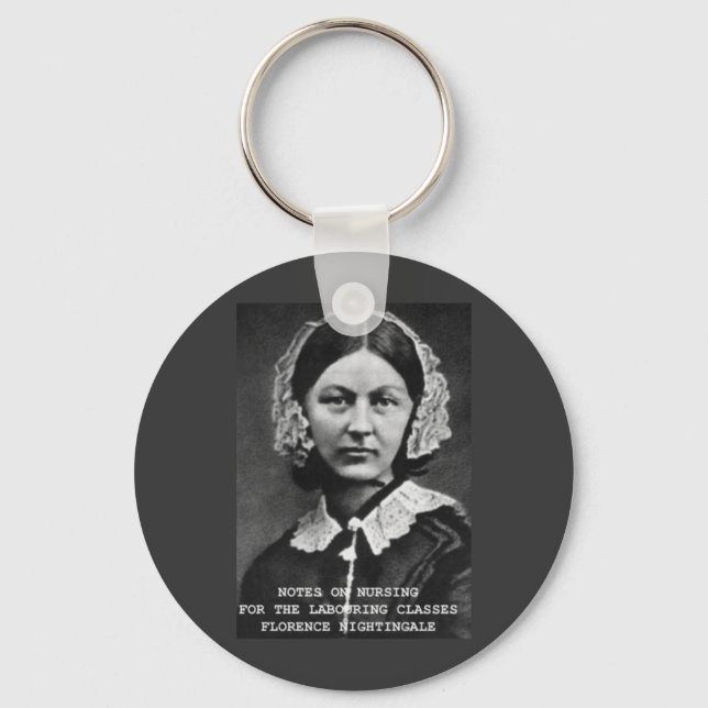Florence Nightingale:Notes on Nursing Keychain (Front)