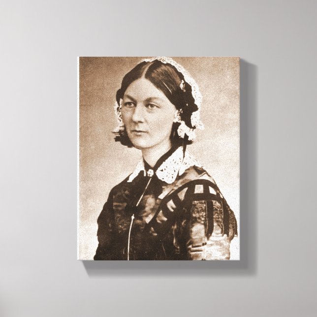Florence Nightingale Nurse Canvas Print (Front)
