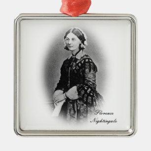 Florence Nightingale-Nursing Graduate+personalize Metal Ornament
