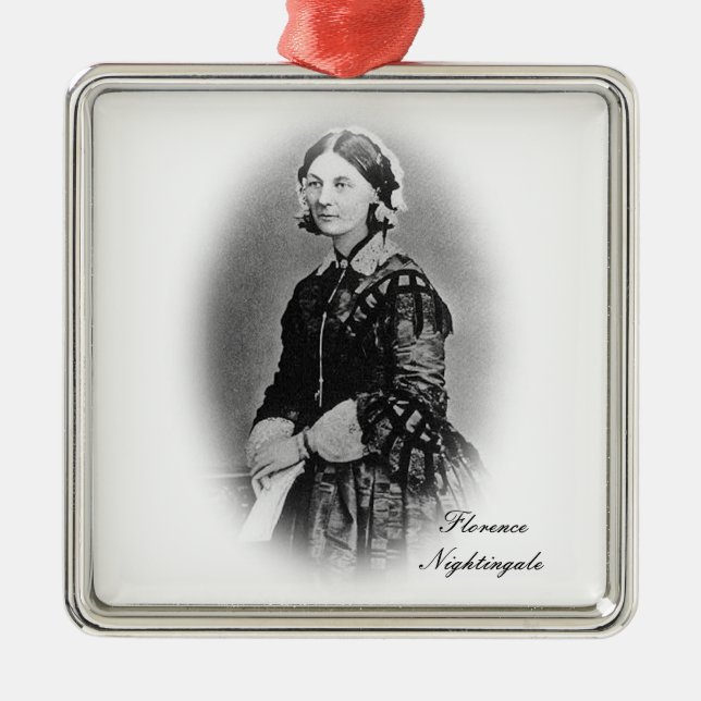 Florence Nightingale-Nursing Graduate+personalize Metal Ornament (Front)