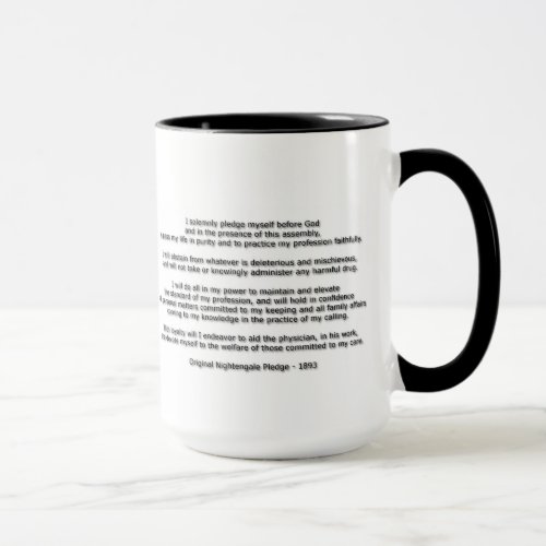 Florence Nightingale Pledge Mug