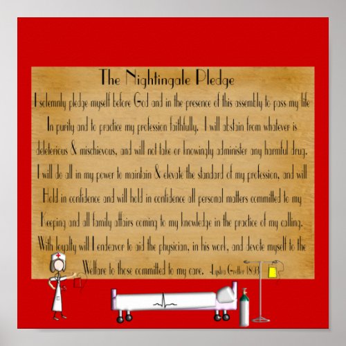 Florence Nightingale Pledge Poster