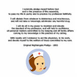 Florence Nightingale Pledge Statuette<br><div class="desc">May 12–18 National Nursing Week Whether on a desk, at the office or in the living room, photo sculptures bring your memories to life. Made of acrylic with a black stand, they are a great conversation piece. Final size is approximate and depends on cut-out size of image. The Nightingale Pledge...</div>