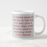 Florence Nightingale Quote Mug, Greatest Heroes Large Coffee Mug at Zazzle
