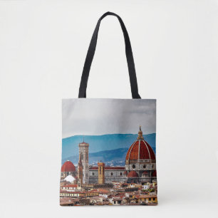 Florence old city, Italy skyline Tote Bag