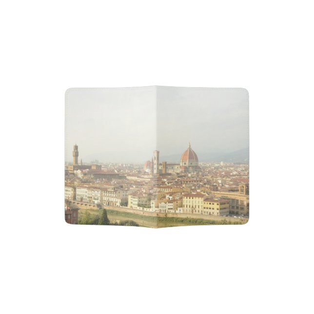 Florence or Firenze Italy Cityscape Passport Holder (Opened)