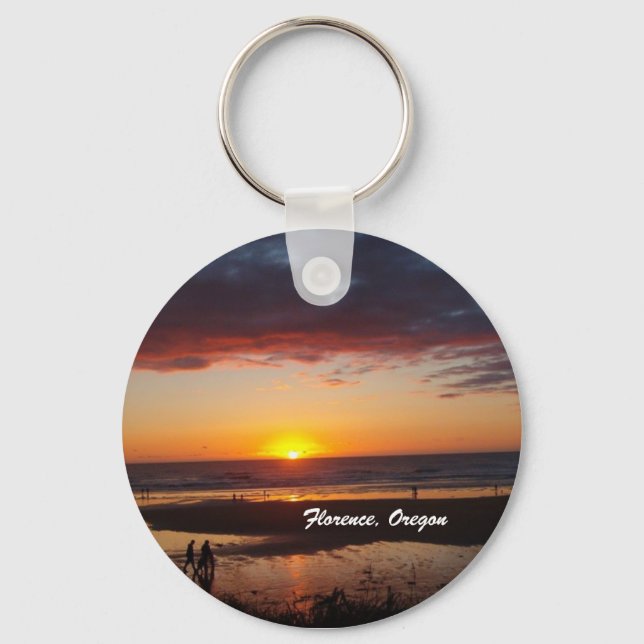 Florence, Oregon Keychain (Front)