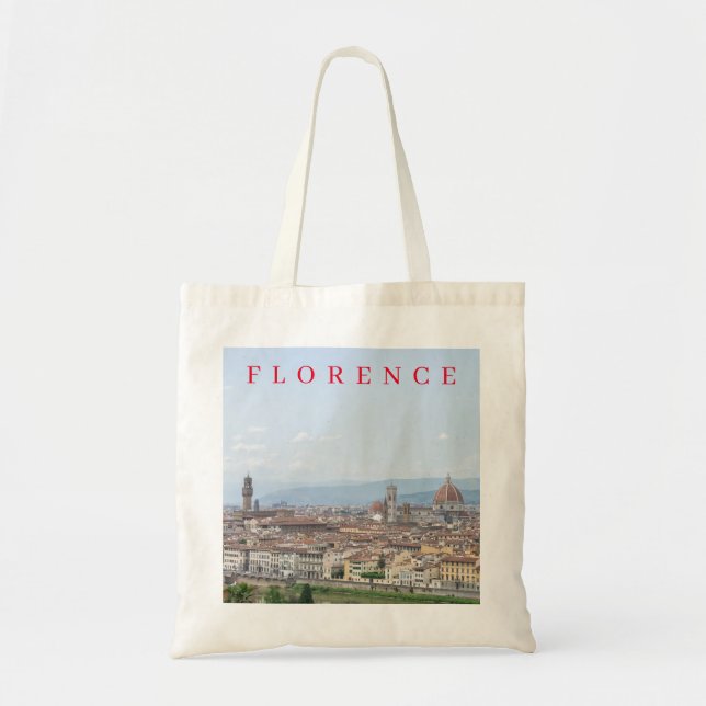 Florence panoramic view tote bag (Front)