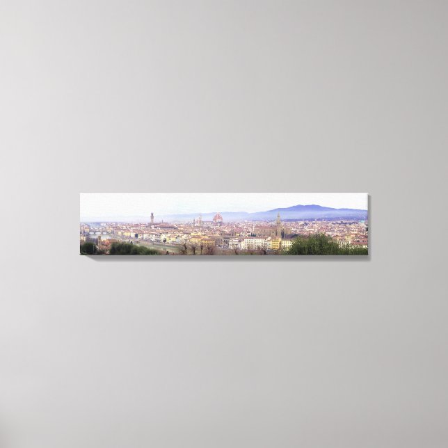 Florence Panoramic Wrapped Canvas Print (Front)