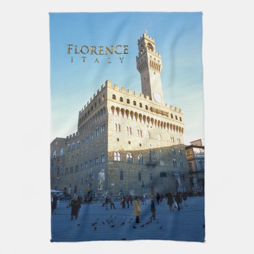 Florence _ Piazza della Signoria Towel
