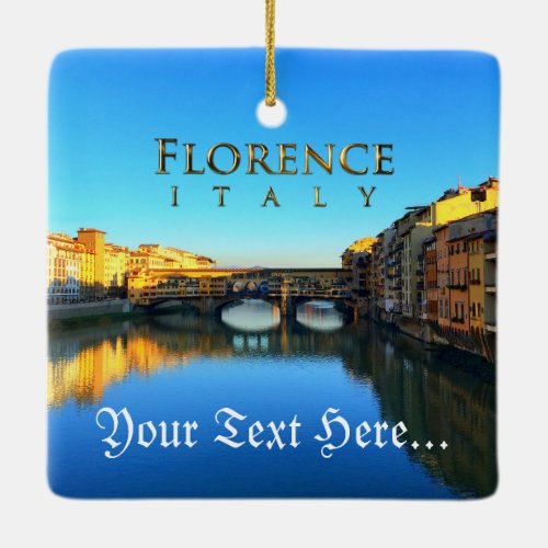 Florence _ Ponte Vecchio Ceramic Ornament