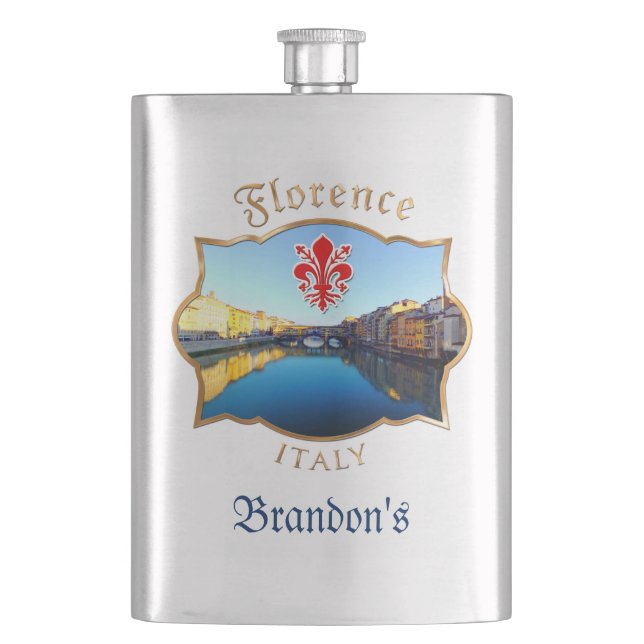 Florence - Ponte Vecchio Hip Flask (Front)