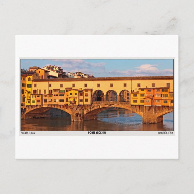 Florence - Ponte Vecchio Postcard (Front)