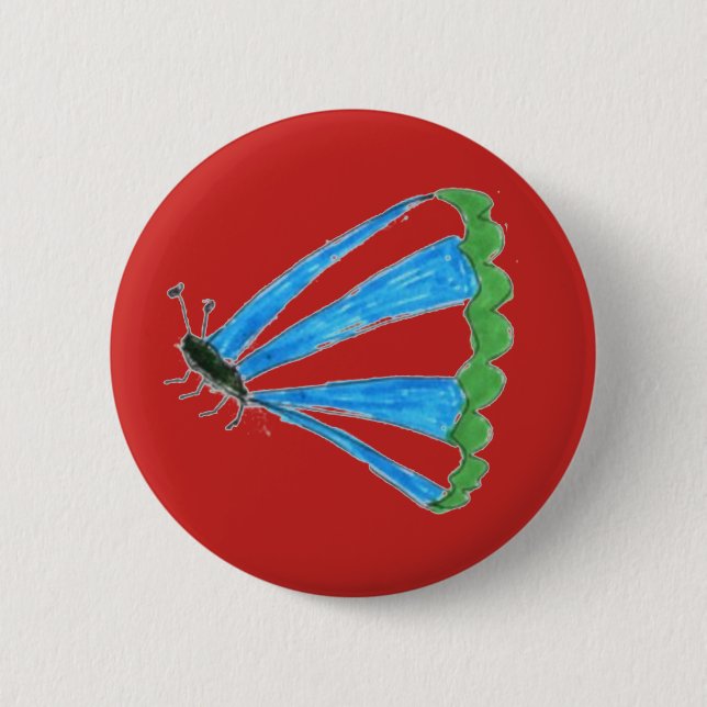 Florence Round Badge Pinback Button (Front)