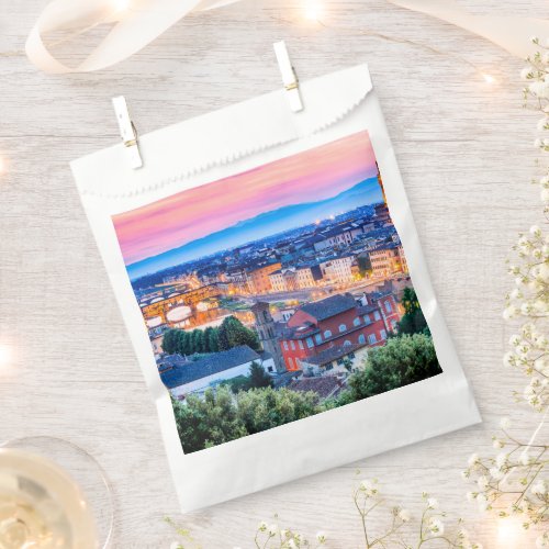 Florence sunset Italy Favor Bag