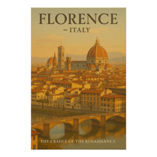 Florence — The Cradle of the Renaissance Poster