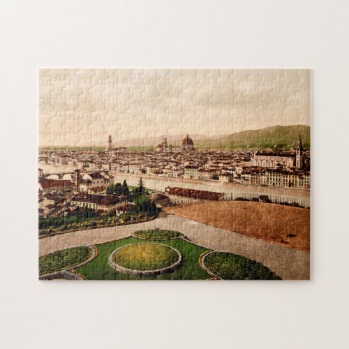 Florence Tuscany Italy 1897 Jigsaw Puzzle