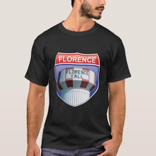 Florence Yall Interstate Sign T_shirt