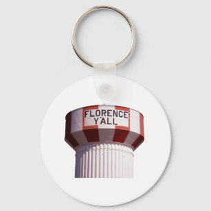 Florence Y'all Water Tower Keychain