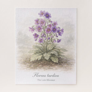 Florens tardiva The Late Bloomer Botanical Jigsaw Puzzle