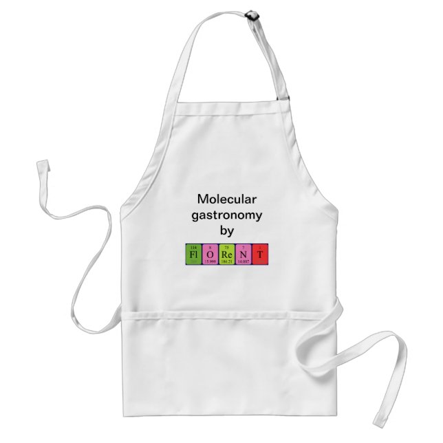 Florent periodic table name apron (Front)