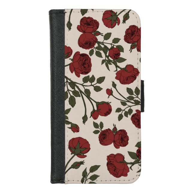 Florentina Rose iPhone Wallet Case (Front)