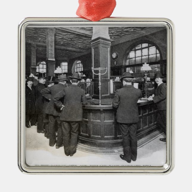 Florentine Bank Metal Ornament (Front)