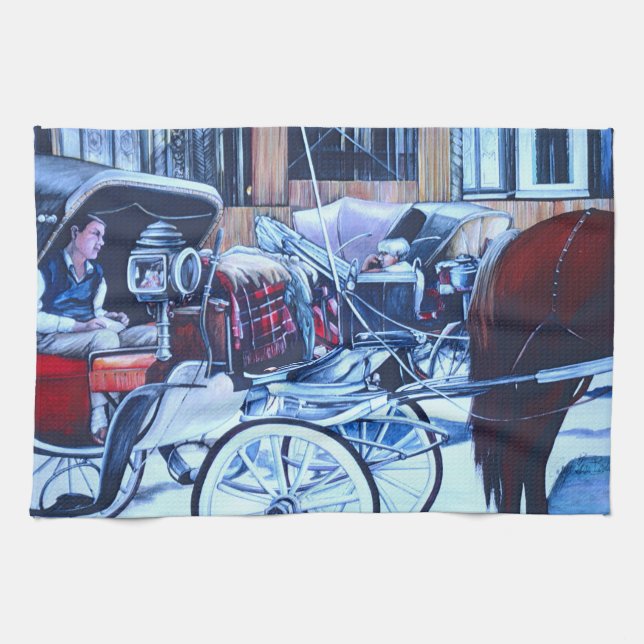 Florentine Charm Kitchen Towel (Horizontal)