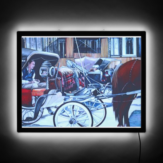 Florentine Charm LED Sign (Front)