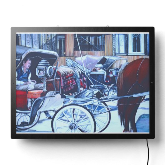 Florentine Charm LED Sign (Lights Off)