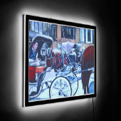 Florentine Charm LED Sign (Angle)