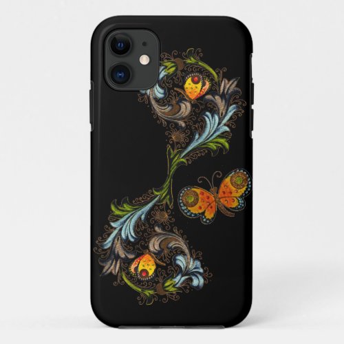 Florentine Floral Painting iPhone5 Case_Mate iPhone 11 Case