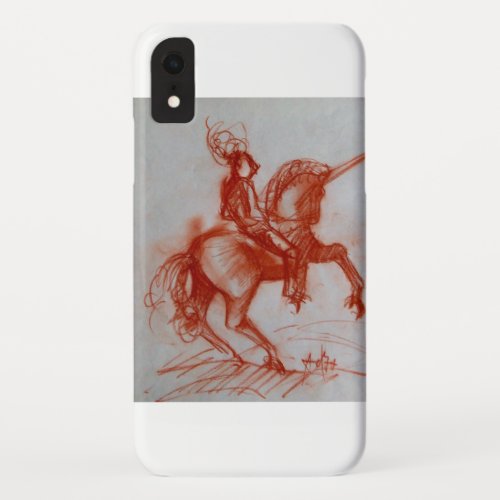 FLORENTINE  KNIGHT ON HORSEBACK iPhone XR CASE