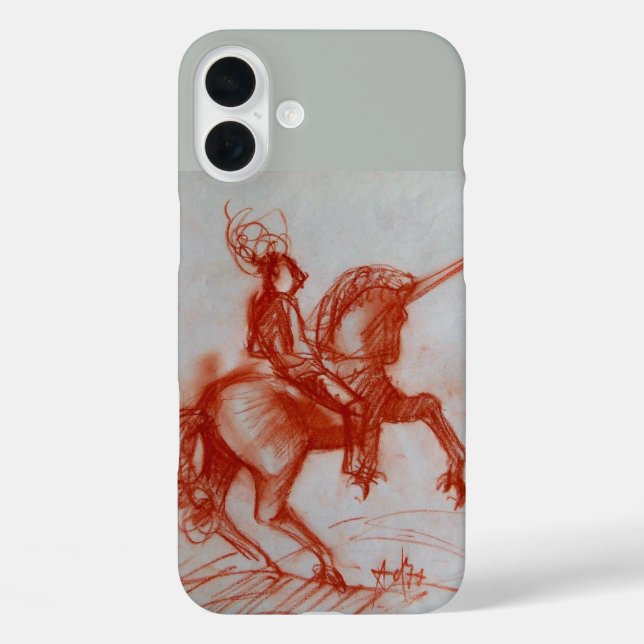FLORENTINE  KNIGHT ON HORSEBACK Case-Mate iPhone CASE (Back)