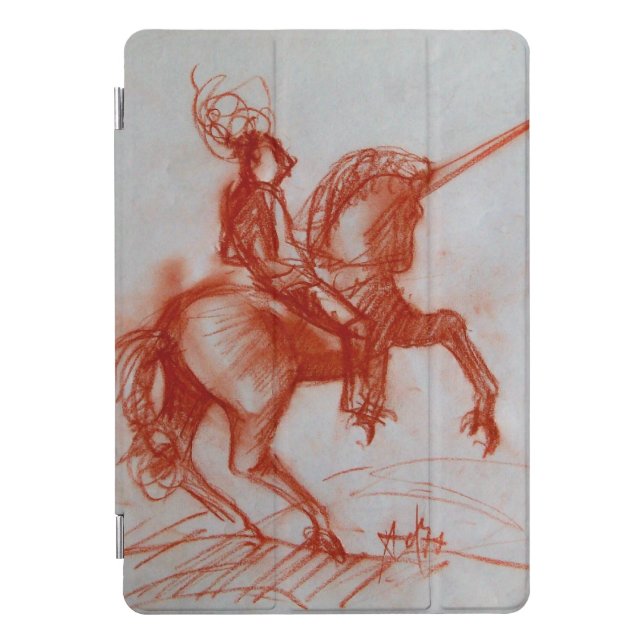 FLORENTINE  KNIGHT ON HORSEBACK iPad PRO COVER (Front)