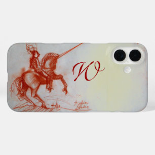 FLORENTINE KNIGHT ON HORSEBACK Monogram iPhone 16 Plus Case