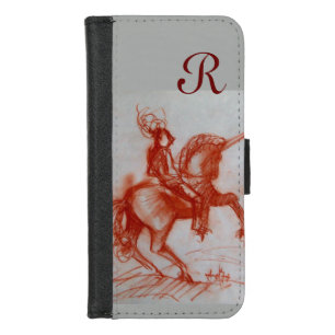 FLORENTINE KNIGHT ON HORSEBACK Monogram iPhone 8/7 Wallet Case