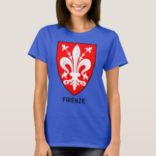 Florentine Lily Coat of Arms Fine Art T-Shirt
