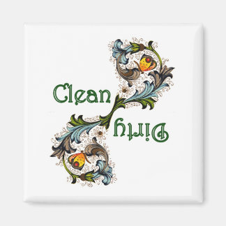 Florentine Painted Garden Dishwasher Magnet