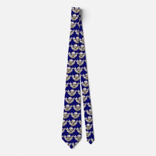 FLORENTINE RENAISSANCE ANGEL Blue Neck Tie