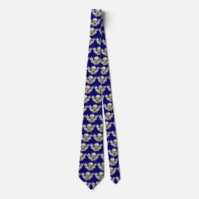 FLORENTINE RENAISSANCE ANGEL ,Blue Neck Tie (Front)