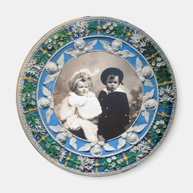 FLORENTINE RENAISSANCE  ANGELS , PHOTO TEMPLATE MAGNET (Front)