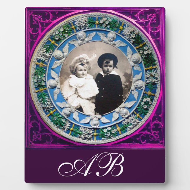 FLORENTINE RENAISSANCE ANGELS Photo Template Plaque (Front)