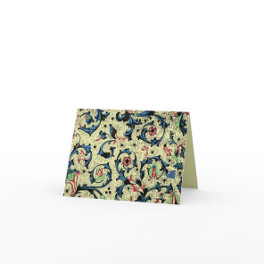 Florentine Renaissance Floral Note Card